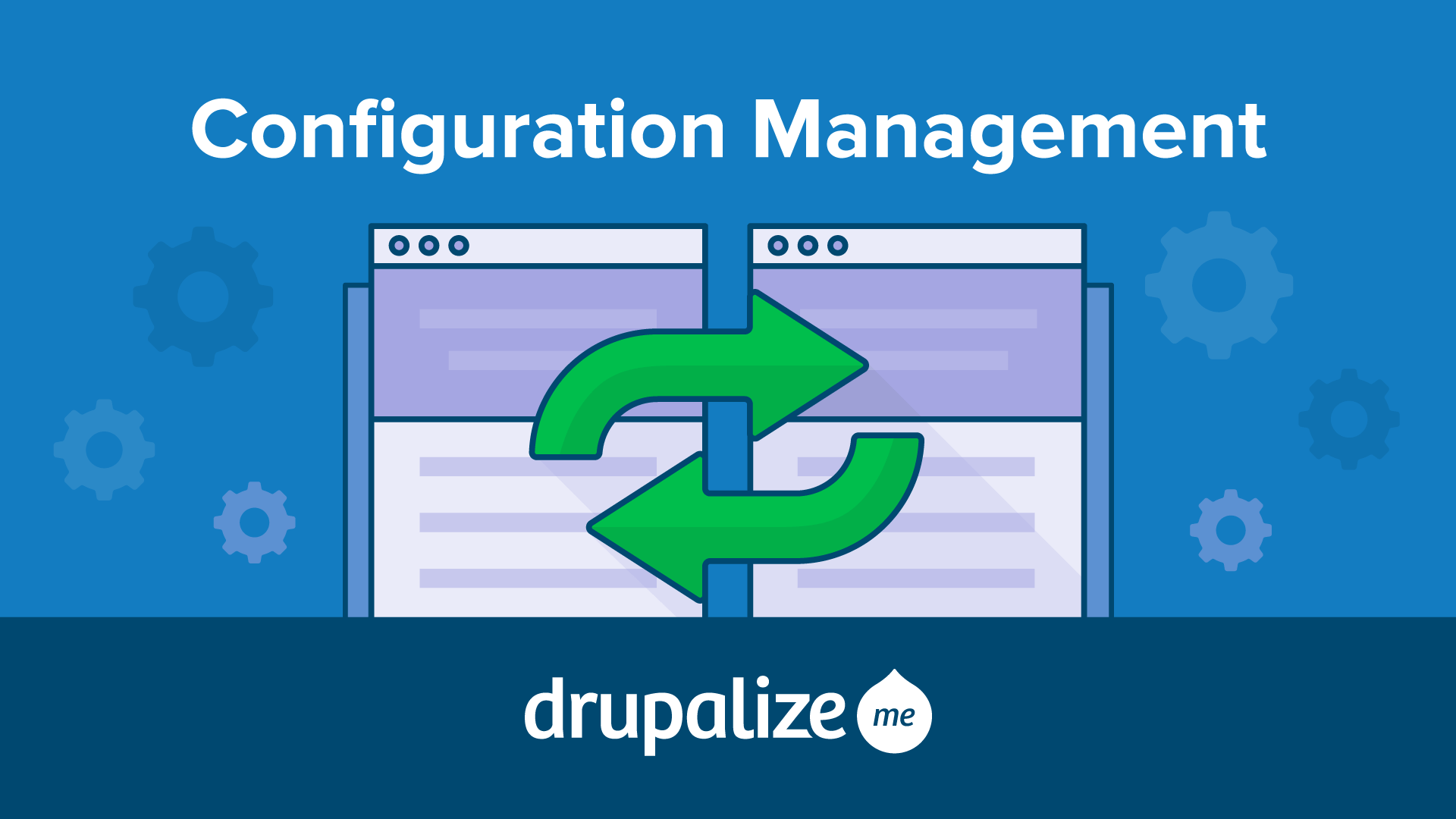 Release Day Configuration Management DrupalizeMe