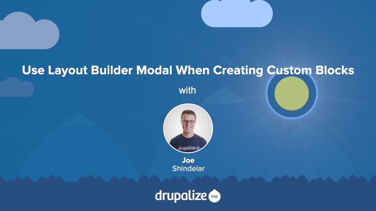 Use Layout Builder Modal When Creating Custom Blocks Drupal 8, Drupal