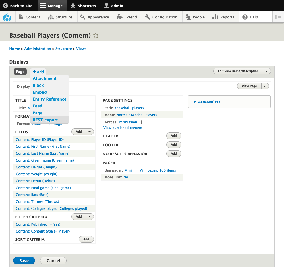 Add a REST Endpoint with Views Drupal 8, Drupal 9, and Drupal 10